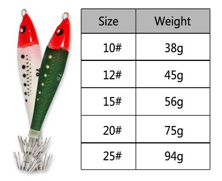 2019 popular lead squid jig high quality for fishing