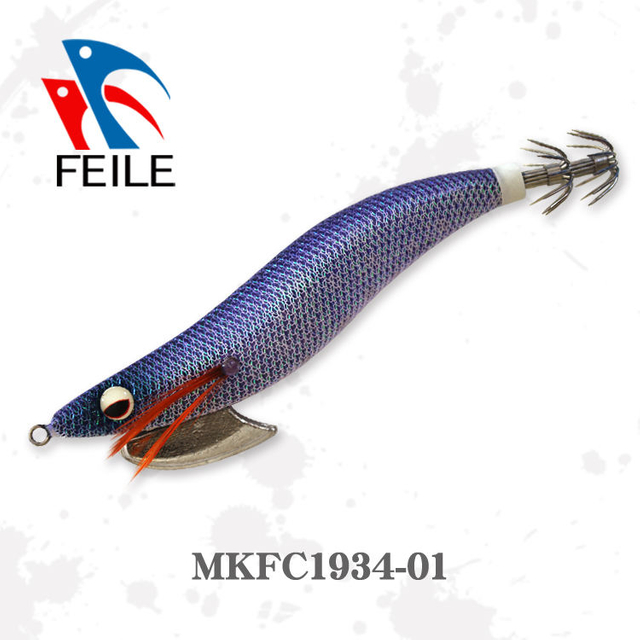 MKFC1934 New Japanese 490 Glow Squid Jig Four Colors for Choice