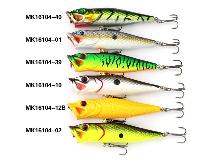 hard small popper fishing lure