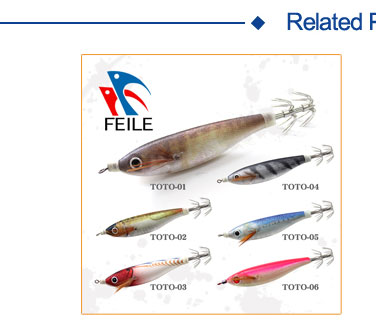 2019 new Japanese glow squid jig eight colors for choice