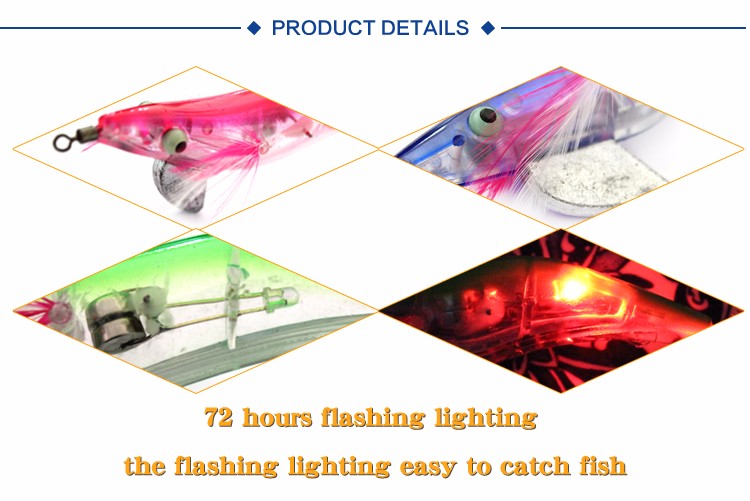 Fishing Light lures Electronic Squid jig