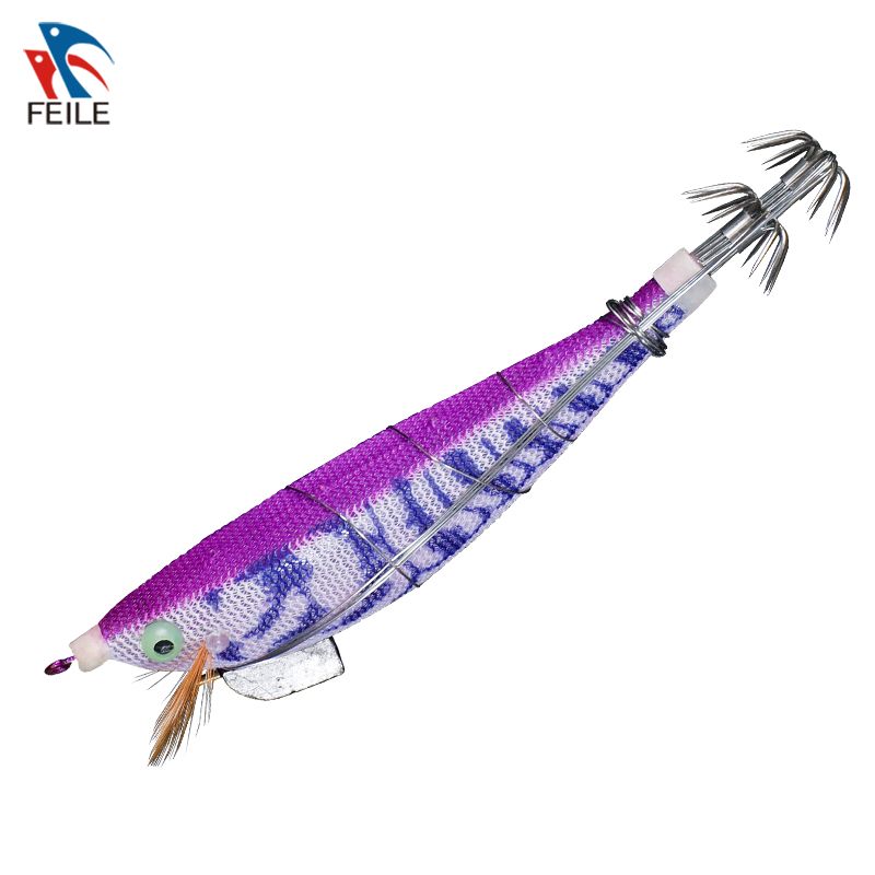 FLMK2425 Squid Jig Luminous Egi Japanese Plastic Hard Bait Fishing Lure