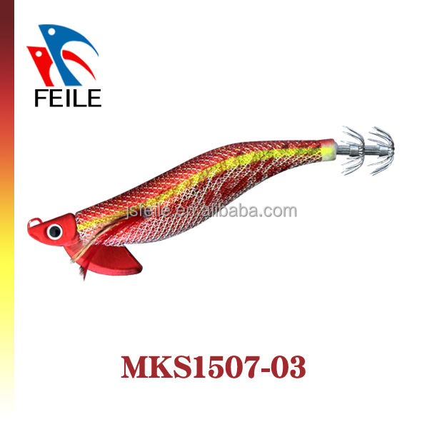MKS1507 Lead Head with Japanese Cloth Squid Jig