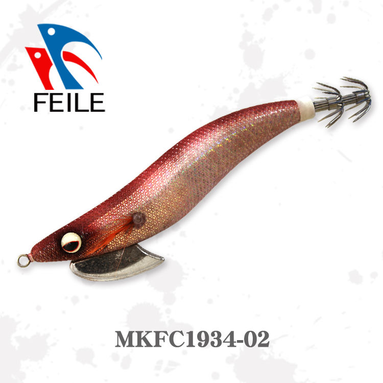 MKFC1934 New Japanese 490 Glow Squid Jig Four Colors for Choice