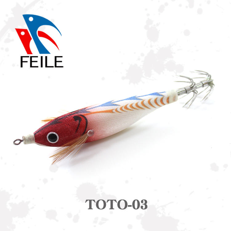 MKTT1951/MKTT1952 Japanese Plastic Balance TOTO Squid Jig Fishing Lure