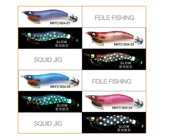 toto squid jig luminous body sea fishing lure horizontal squid fishing lure plastic bait