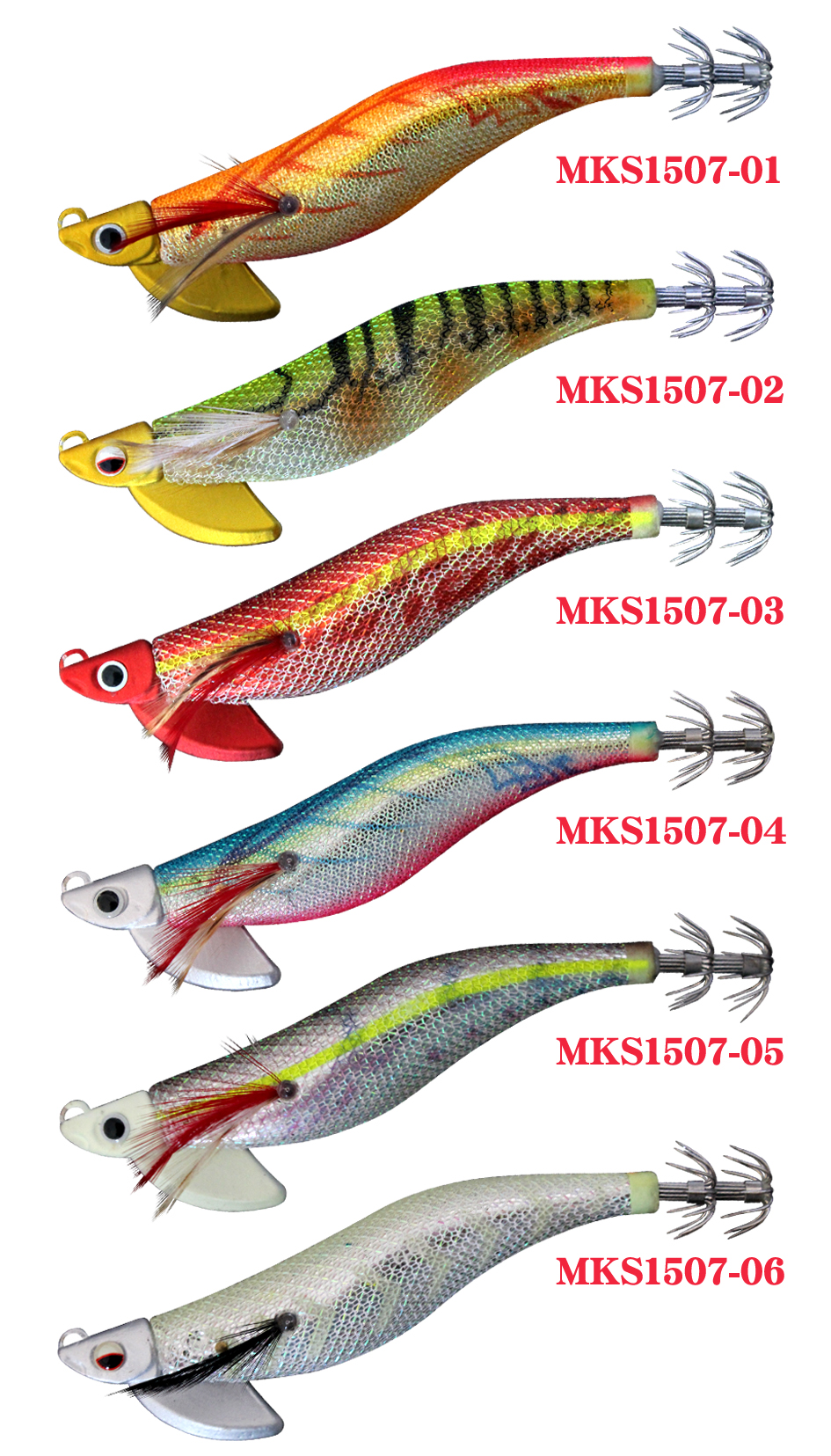 lead head with Japanese cloth squid jig