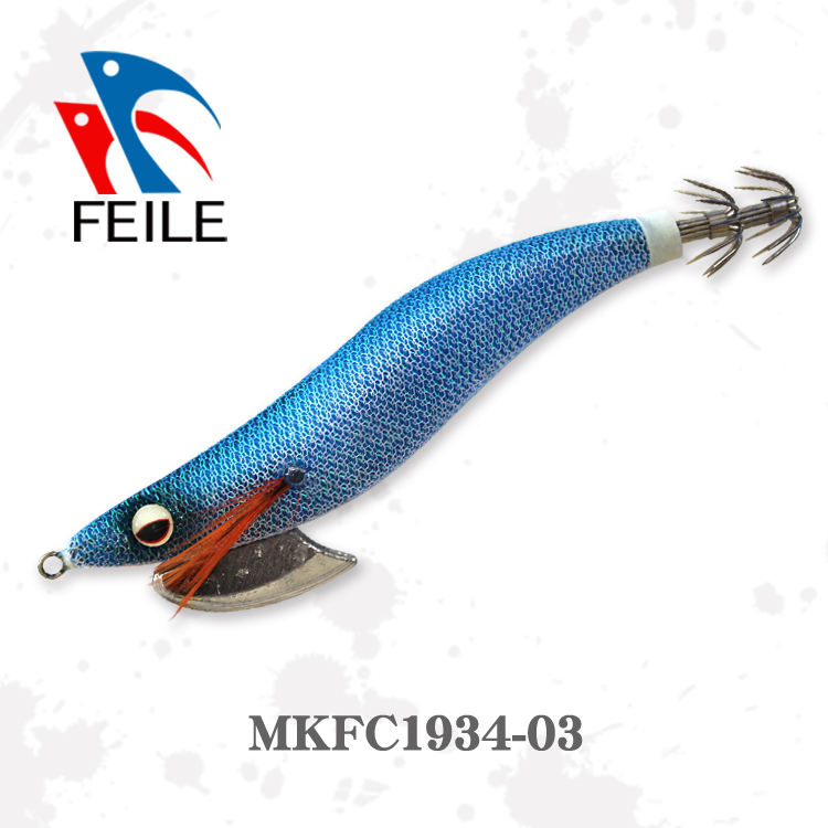 MKFC1934 New Japanese 490 Glow Squid Jig Four Colors for Choice
