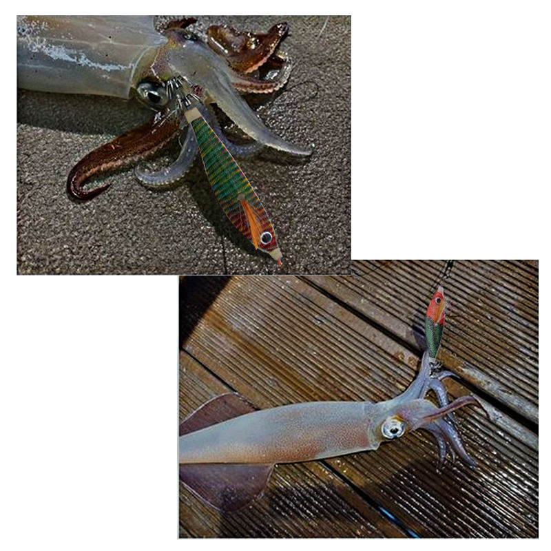 FLMK2411/FLMK2412 Luminous with Handmaking Squid Jig