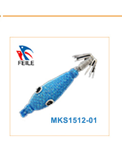 lead head with Japanese cloth squid jig