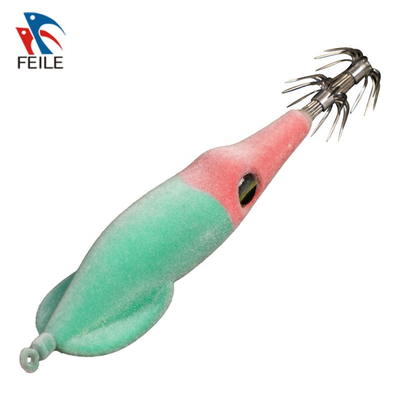 FLMK2443 Squid Jig Luminous Egi Japanese Plastic Hard Bait Fishing Lure