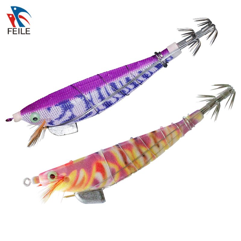 FLMK2425 Squid Jig Luminous Egi Japanese Plastic Hard Bait Fishing Lure