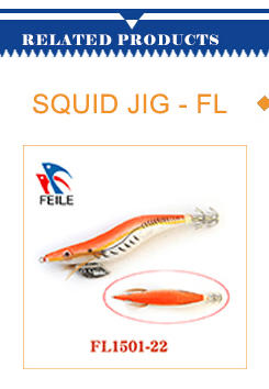 lead head with Japanese cloth squid jig
