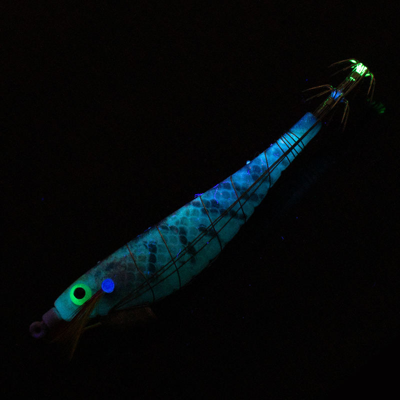 FLMK2425 Squid Jig Luminous Egi Japanese Plastic Hard Bait Fishing Lure