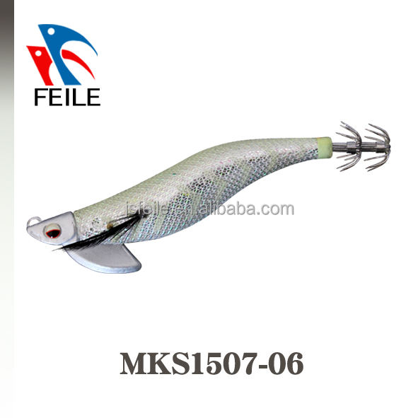 MKS1507 Lead Head with Japanese Cloth Squid Jig