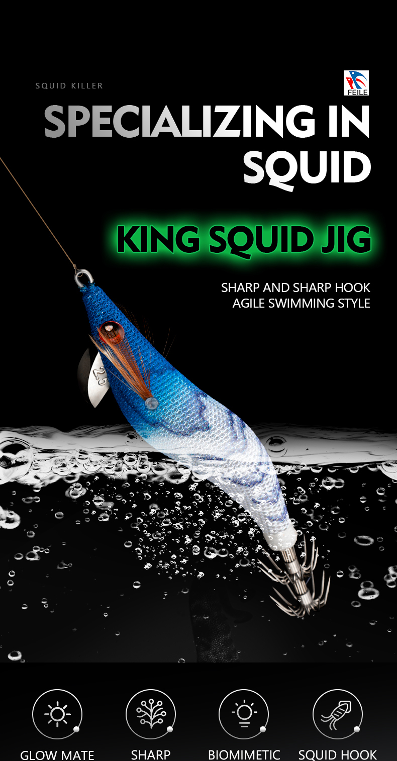squid jig luminous egi japanese plastic hard bait fishing lure