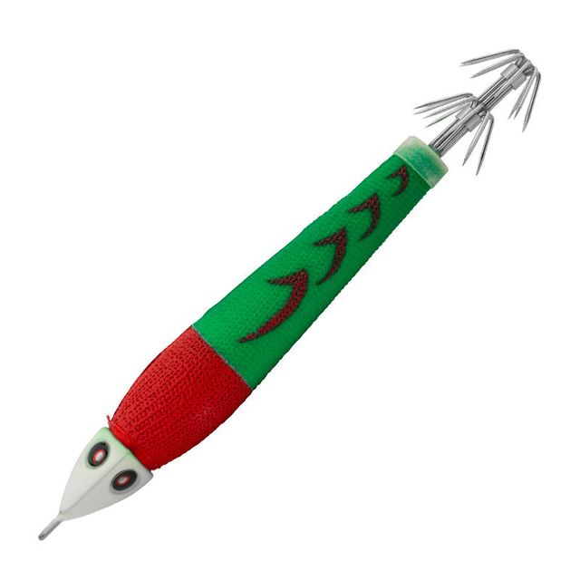 JYSQ2306 egi squid jig 120g heavy lead squid jig double hook glow squid jig lure