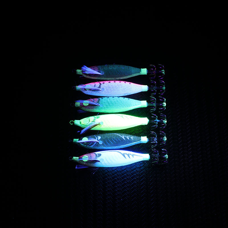 FLMK2438/FLMK2439 Luminous with Handmaking Squid Jig