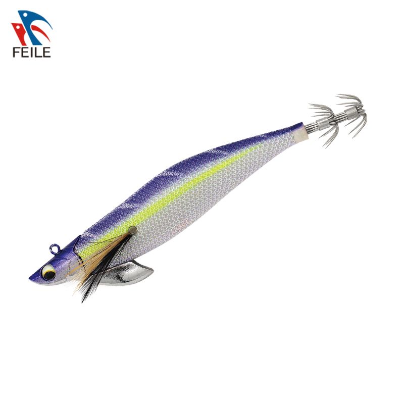 FLMK2415 Squid Jig Luminous Egi Japanese Plastic Hard Bait Fishing Lure