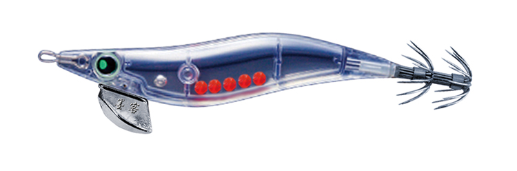 high quality japanese 490 glow with rattle squid jig