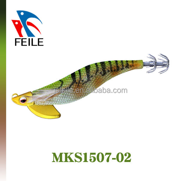 MKS1507 Lead Head with Japanese Cloth Squid Jig