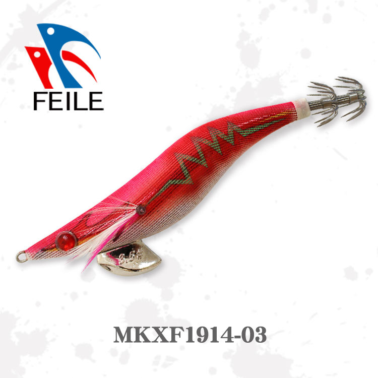 MKXF1914 New Japanese Glow Squid Jig Eight Colors for Choice