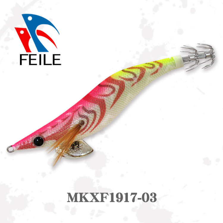 MKXF1917 New Glow Squid Jig More Colors Available for Customization