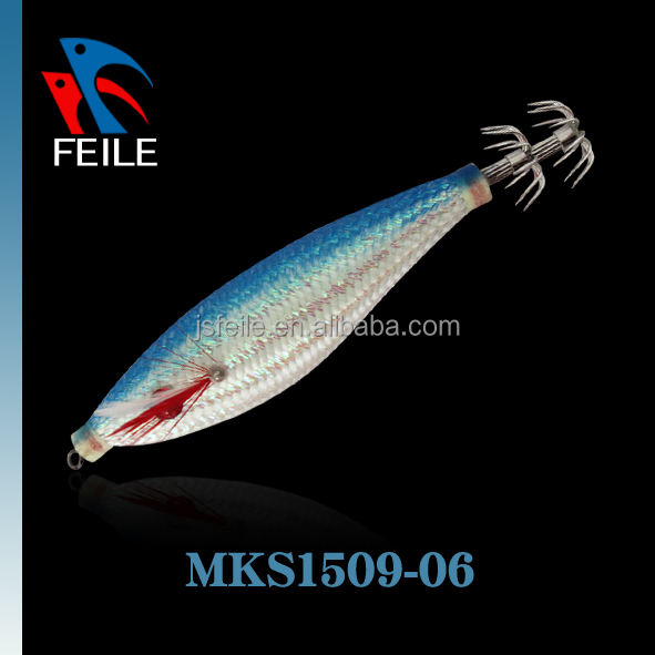 MKS1509 Customized Fishing Lure Squid Jig