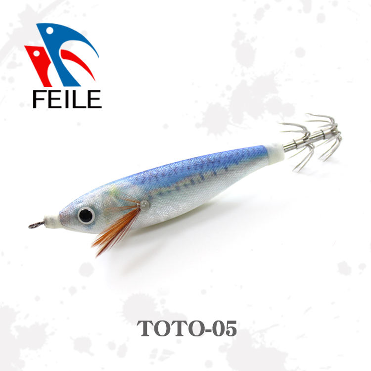 MKTT1951/MKTT1952 Japanese Plastic Balance TOTO Squid Jig Fishing Lure
