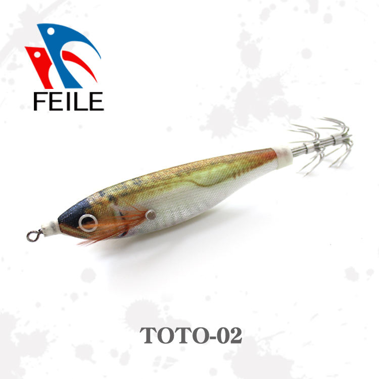 MKTT1951/MKTT1952 Japanese Plastic Balance TOTO Squid Jig Fishing Lure