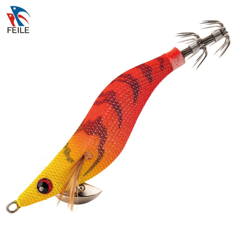 FLMK2405 Squid Jig Luminous Egi Japanese Plastic Hard Bait Fishing Lure