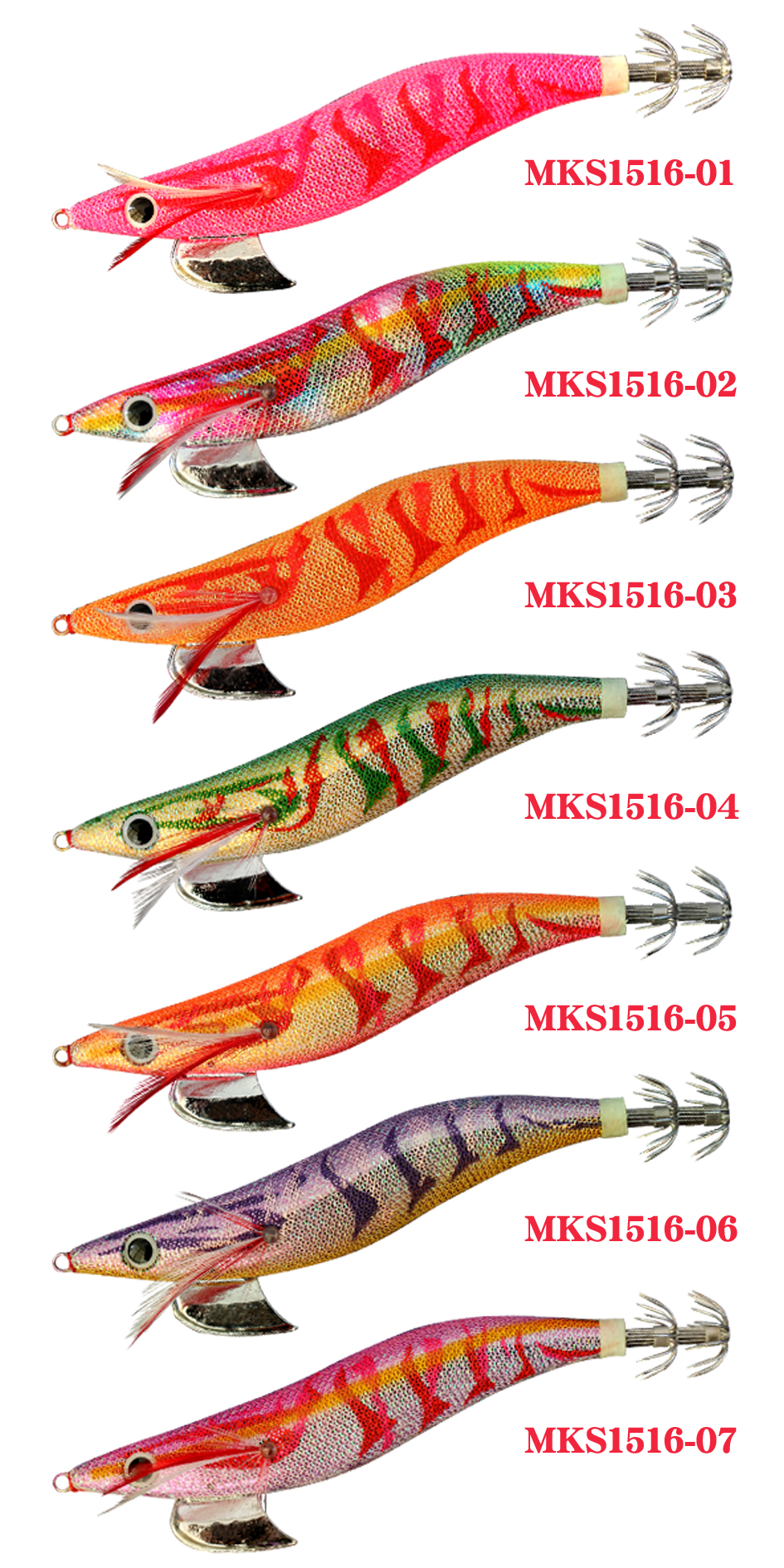glow Japanese hook squid jig