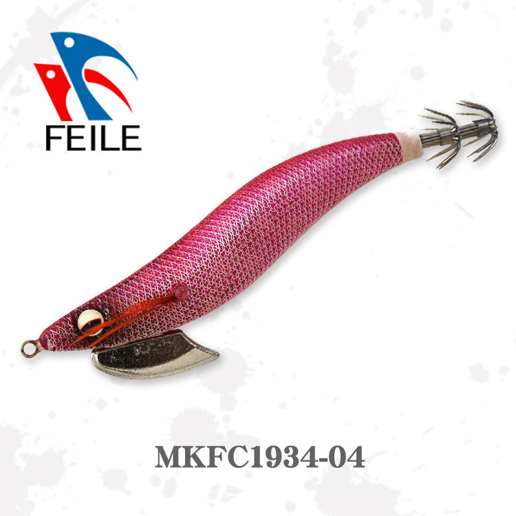 MKFC1934 New Japanese 490 Glow Squid Jig Four Colors for Choice
