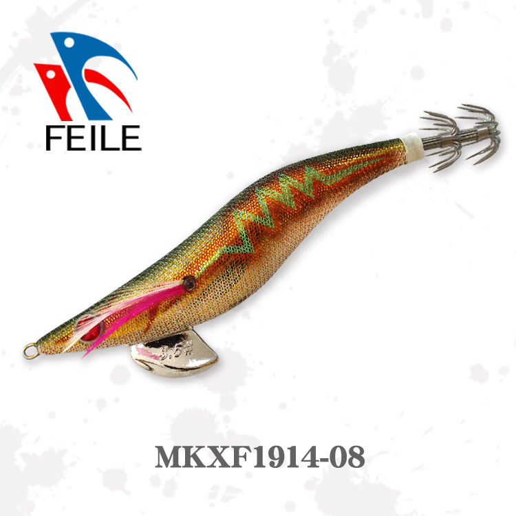 MKXF1914 New Japanese Glow Squid Jig Eight Colors for Choice