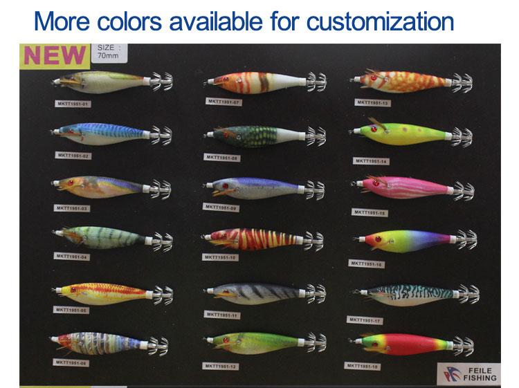 japanese plastic balance TOTO squid jig fishing lure