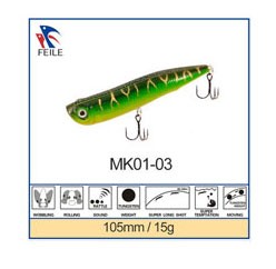 hard small popper fishing lure