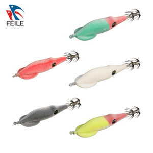 FLMK2443 Squid Jig Luminous Egi Japanese Plastic Hard Bait Fishing Lure