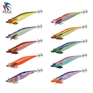 FLMK2415 Squid Jig Luminous Egi Japanese Plastic Hard Bait Fishing Lure