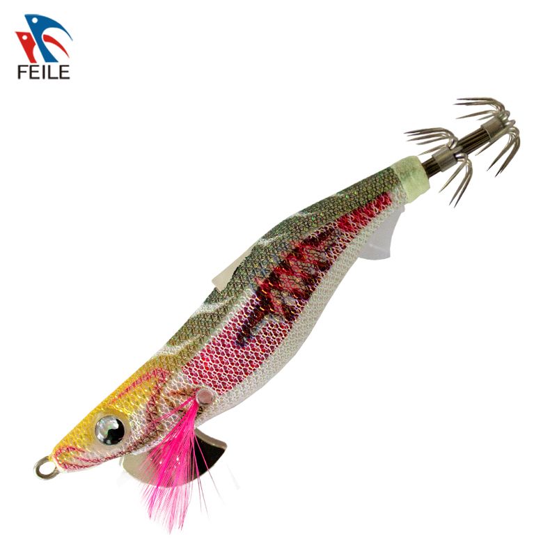 JYXK2401 Squid Jig Luminous Egi Japanese Plastic Hard Bait Fishing Lure