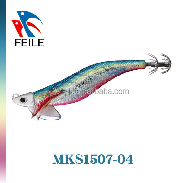 MKS1507 Lead Head with Japanese Cloth Squid Jig