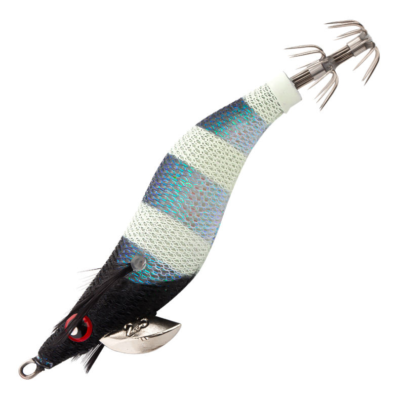 JYWT2304 Squid Jig Luminous Egi Japanese Cloth Plastic Hard Bait Squid Fishing Lure