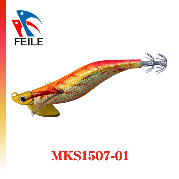 lead head with Japanese cloth squid jig