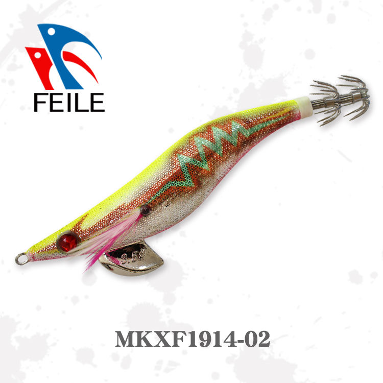 MKXF1914 New Japanese Glow Squid Jig Eight Colors for Choice