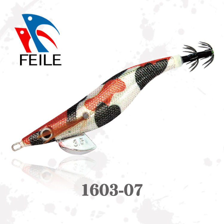1603-1 Saltwater Jig Fishing Lure Luminous Squid Jig