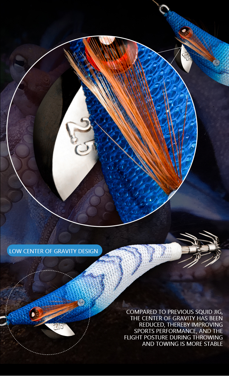 squid jig luminous egi japanese plastic hard bait fishing lure