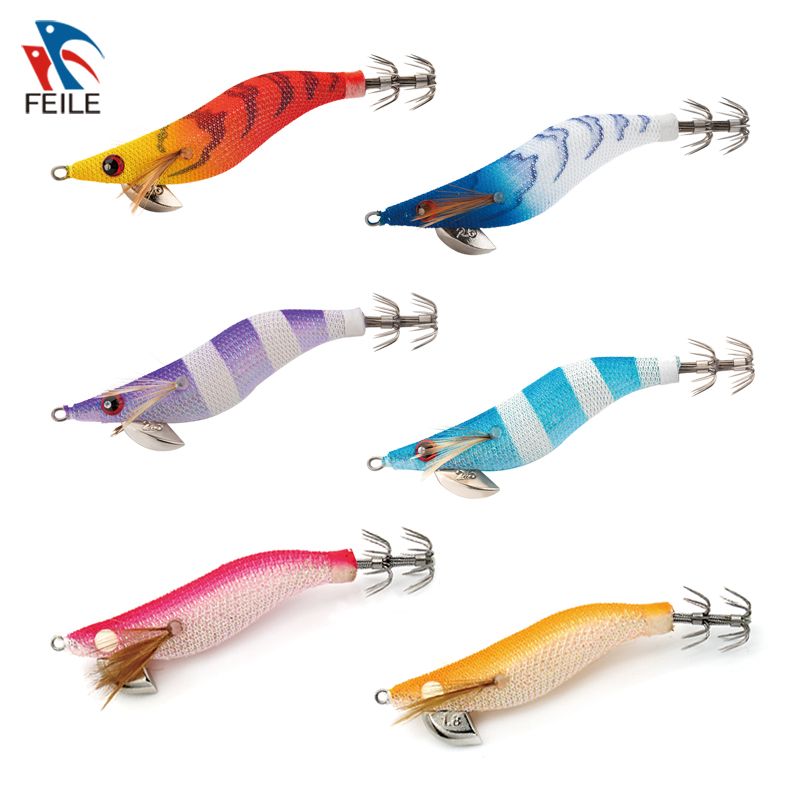 FLMK2405 Squid Jig Luminous Egi Japanese Plastic Hard Bait Fishing Lure