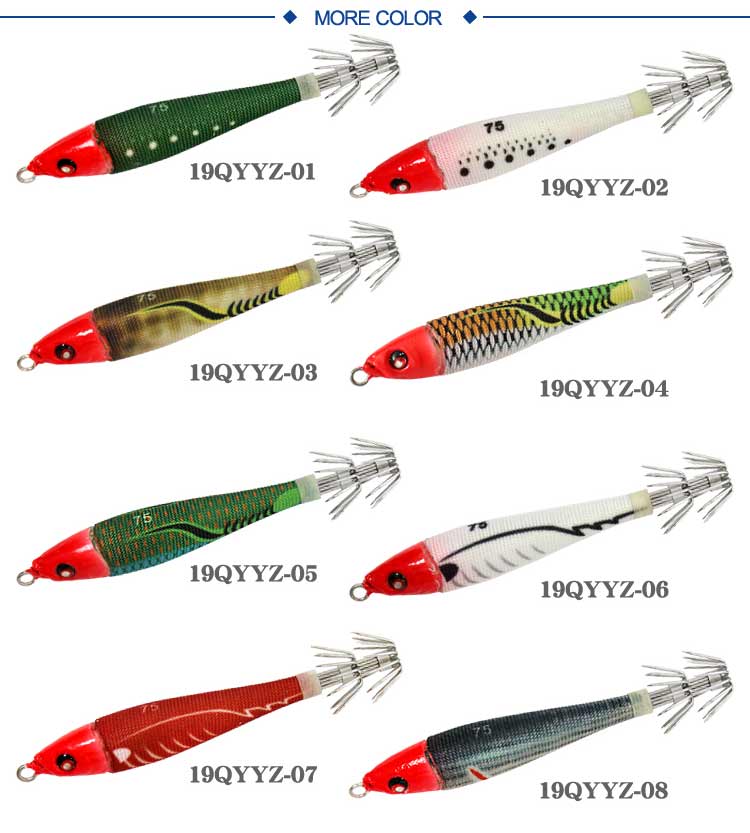 2019 popular lead squid jig high quality for fishing
