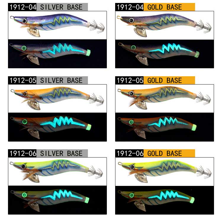 Hot-selling luminous Squid jig more colors available for customization