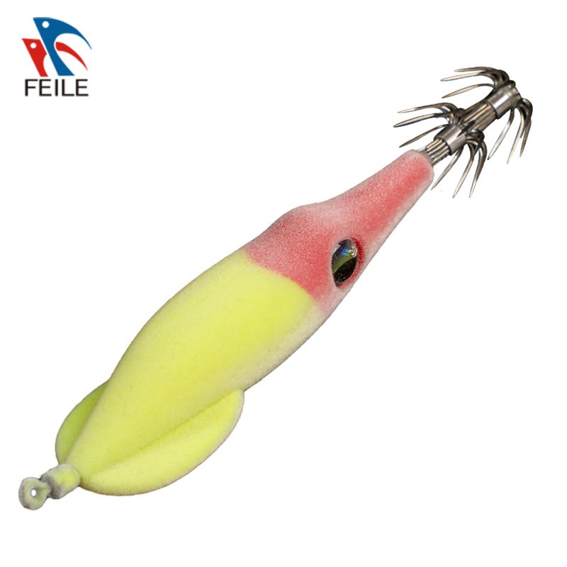 FLMK2443 Squid Jig Luminous Egi Japanese Plastic Hard Bait Fishing Lure