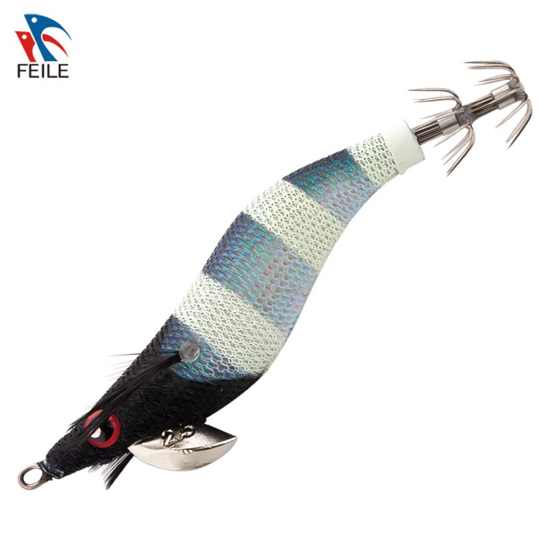 FLMK2405 Squid Jig Luminous Egi Japanese Plastic Hard Bait Fishing Lure